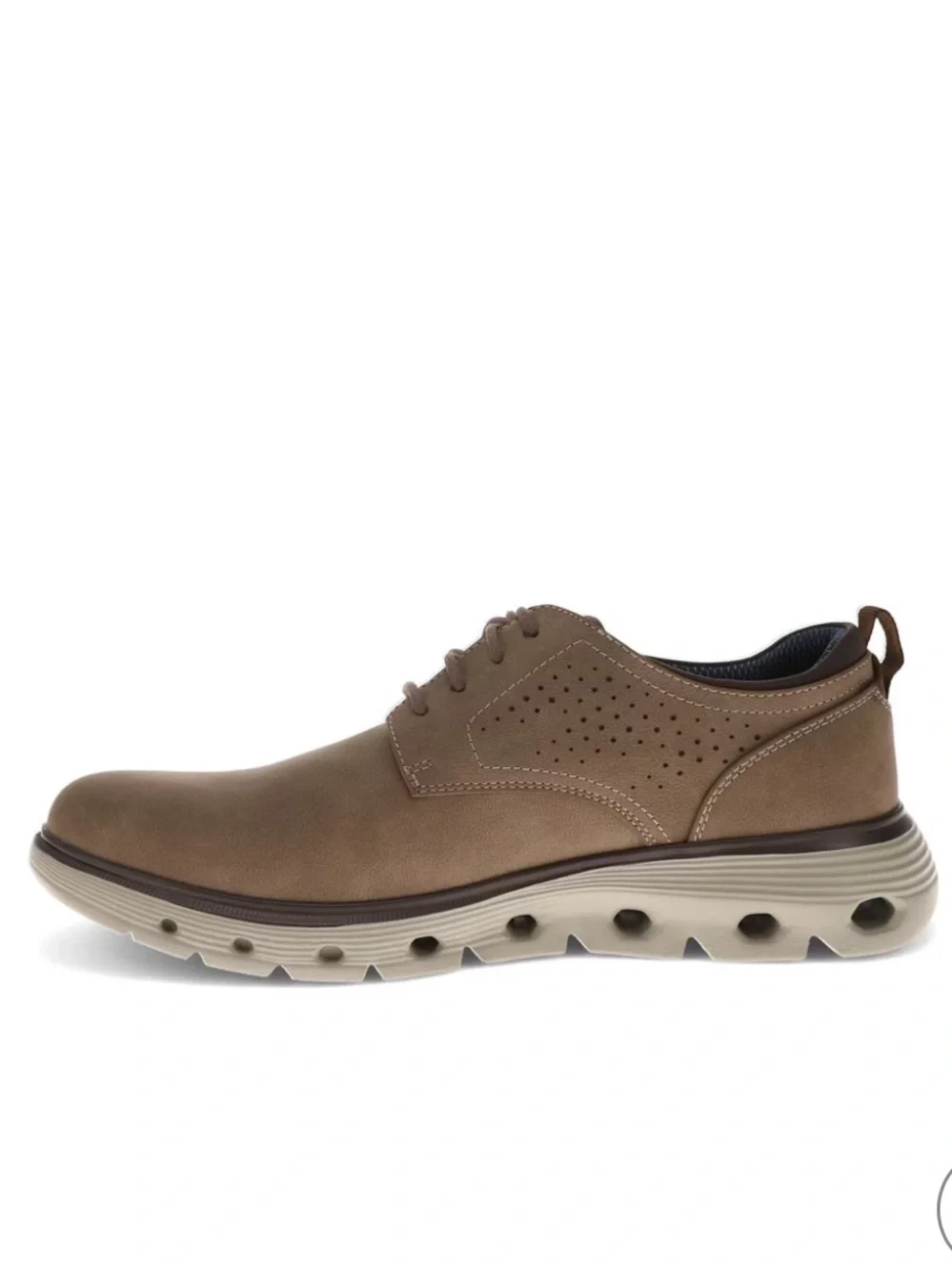 New in Box! Men’s Dockers Taupe Franco Casual Oxford Shoes Size 8.5